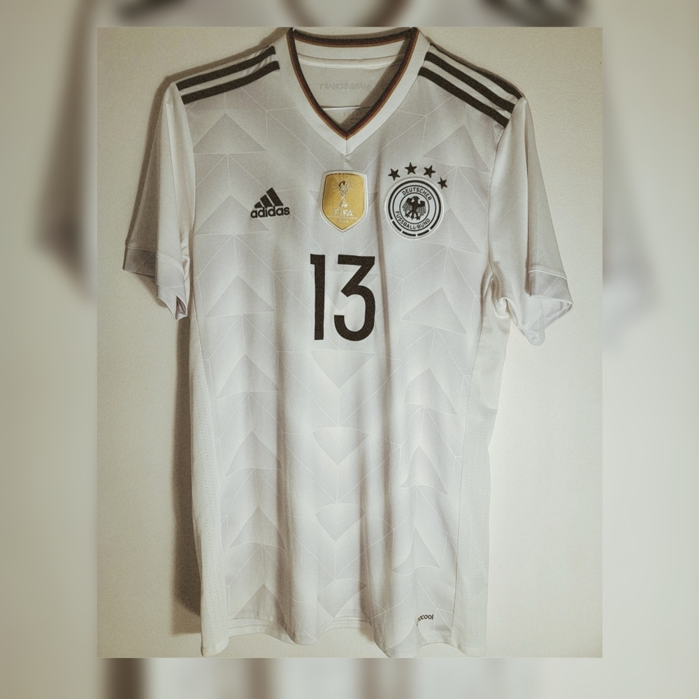 Germany 2017 Home Confederations Cup  Jersey Müller #13